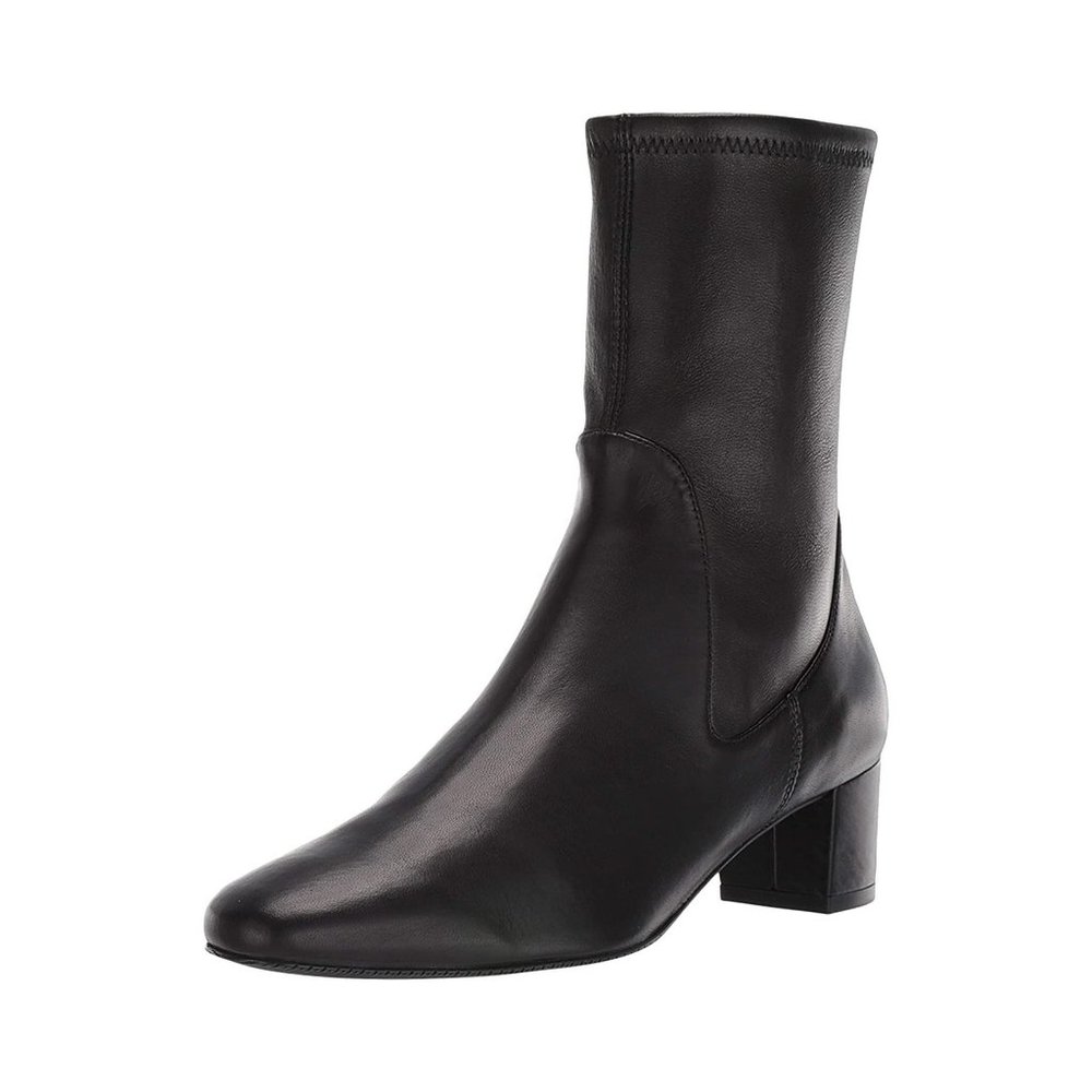 STUART WEITZMAN 60 MM  Black Ernestine Stretch Booties Size 11.5